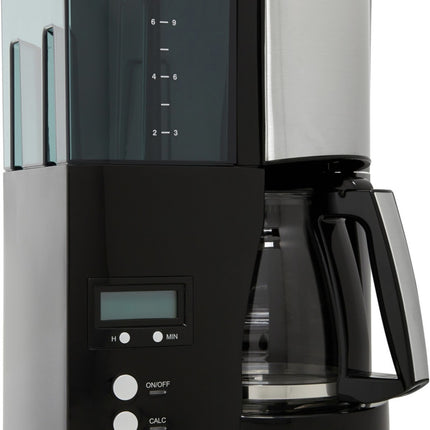 cafetiere-programmable-melitta-optima-timer-noir-acier-brosse
