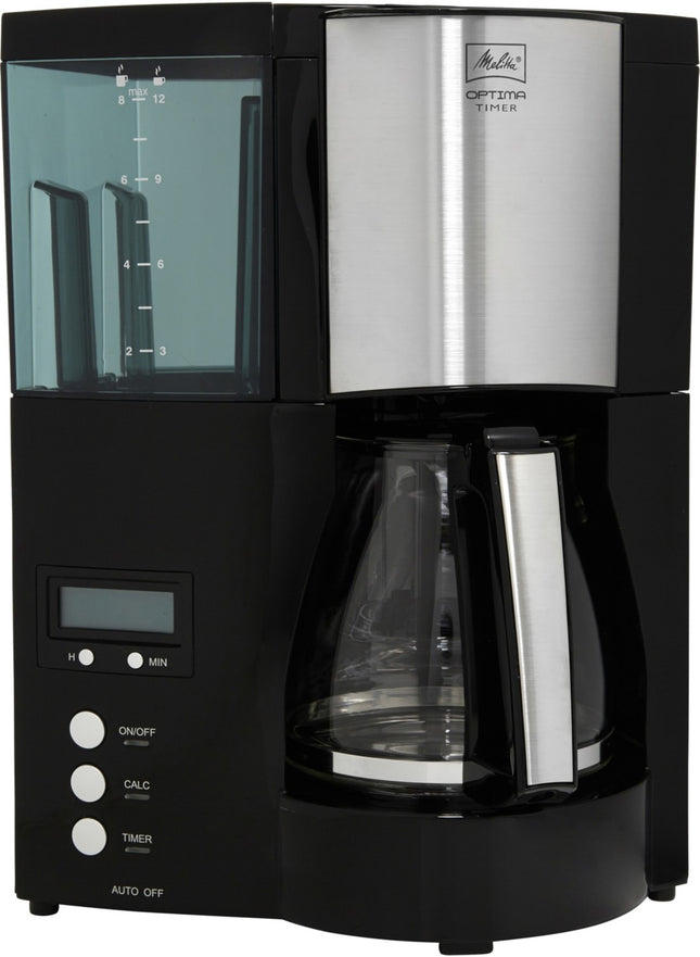 cafetiere-programmable-melitta-optima-timer-noir-acier-brosse