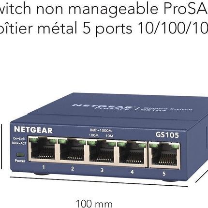 switch-ethernet-netgear-gs105-metal-5-ports-garantie-a-vie