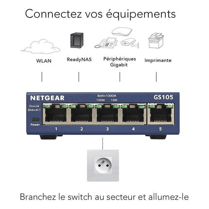 switch-ethernet-netgear-gs105-metal-5-ports-garantie-a-vie