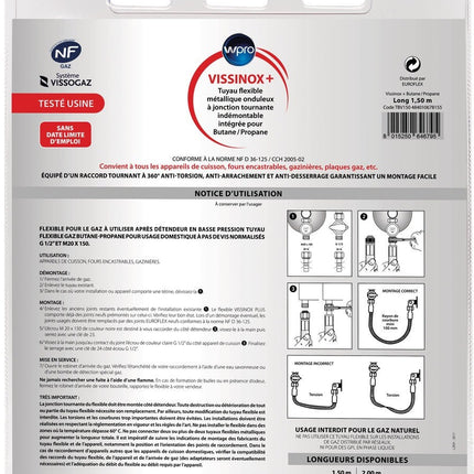 tuyaux-gaz-wpro-tbv150-but-pro-rotatif-inox-illimite