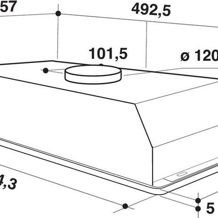 hotte-encastrable-whirlpool-wct64flsx