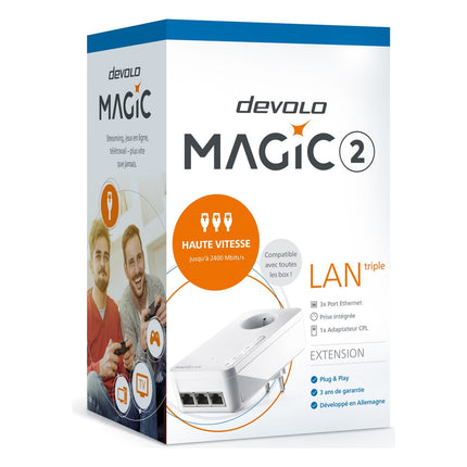 cpl-filaire-devolo-magic-2-lan-triple-3rj45