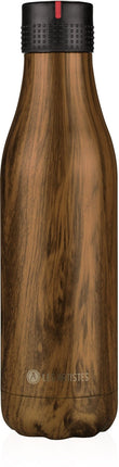 bouteille-isotherme-les-artistes-bottle-up-time-up-bois-500ml