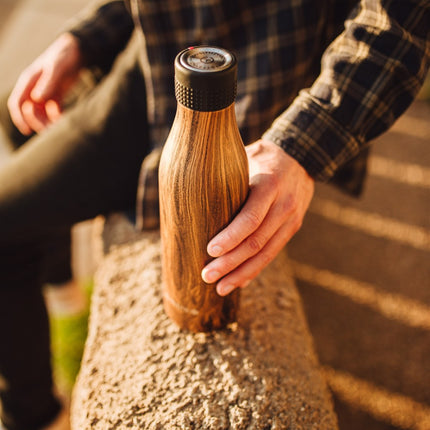 bouteille-isotherme-les-artistes-bottle-up-bois-280-ml