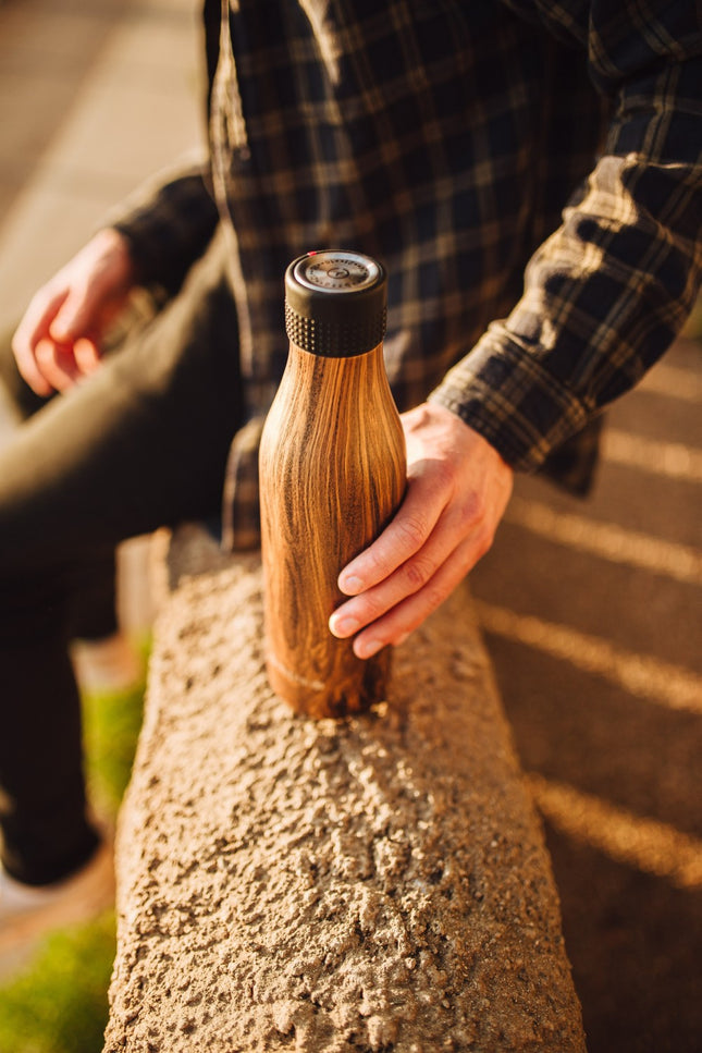 bouteille-isotherme-les-artistes-bottle-up-bois-280-ml