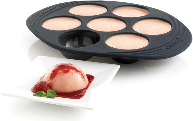 moule-a-gateau-mastrad-7-demi-spheres-gris-fume