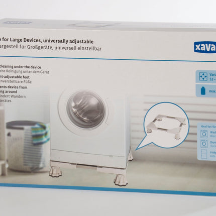 socle-xavax-pour-lave-linge-seche-linge