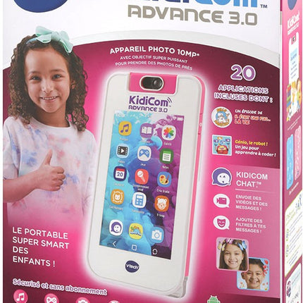 lecteur-mp4-vtech-kidicom-advance-3-0-blanc-et-rose