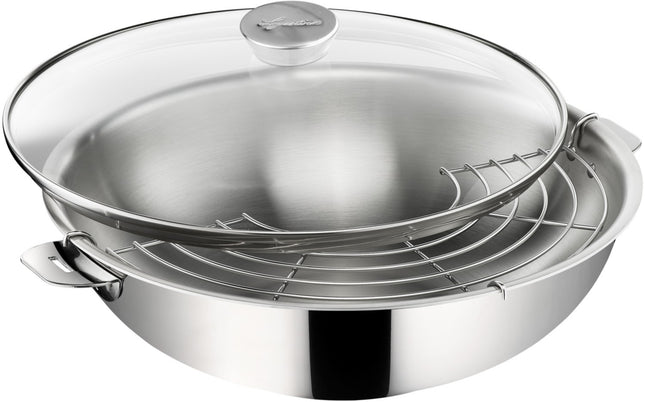 wok-lagostina-salvaspazio-inox-non-revetu-30cm