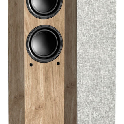 enceinte-colonne-active-triangle-elara-ln05a-chene-clair-x2