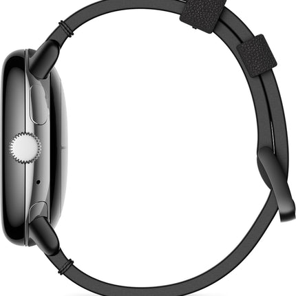 bracelet-google-pixel-watch-cuir-large-noir