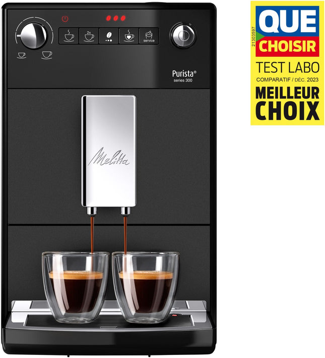 expresso-broyeur-melitta-purista-noir-mat
