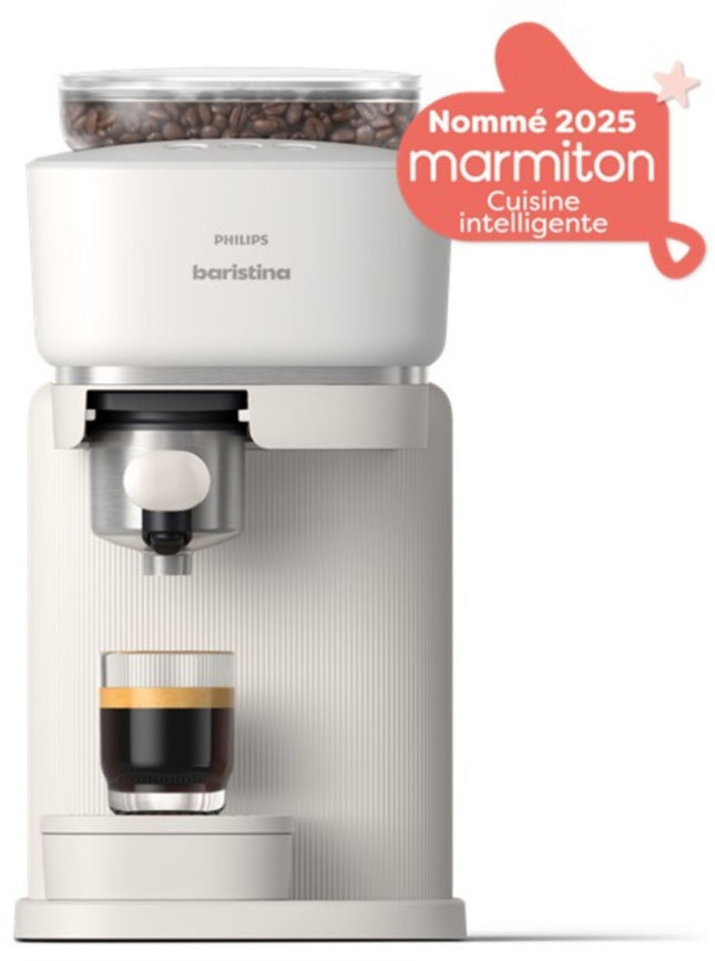 machine-a-expresso-philips-baristina-bar300-00-cafetiere-a-grain-blanche