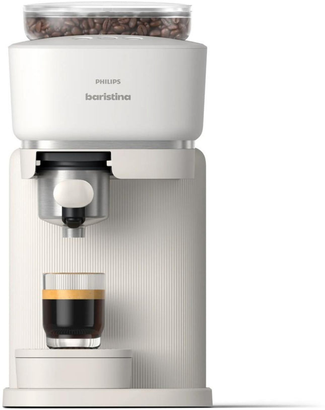 machine-a-expresso-philips-baristina-bar300-00-cafetiere-a-grain-blanche