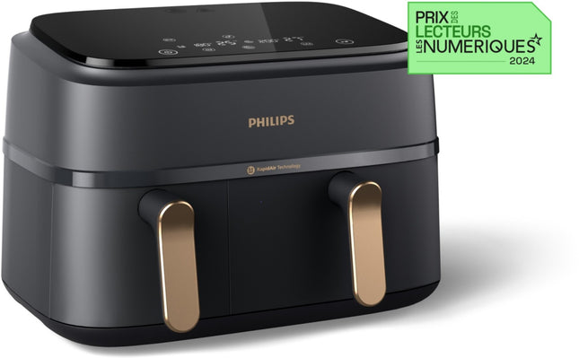 airfryer-philips-na352-00-friteuse-sans-huile-double-panier-noir-dore-serie-3000-9l-3-6l
