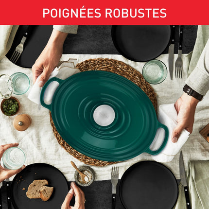 cocotte-tefal-elegance-29cm-vert-forest