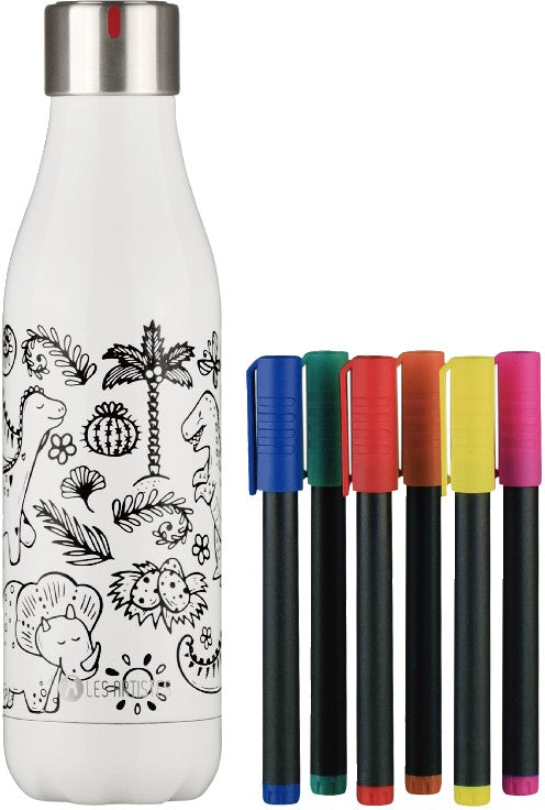 bouteille-les-artistes-creative-color-set-dino-mat-500ml