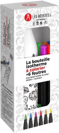 bouteille-les-artistes-creative-color-set-dino-mat-500ml