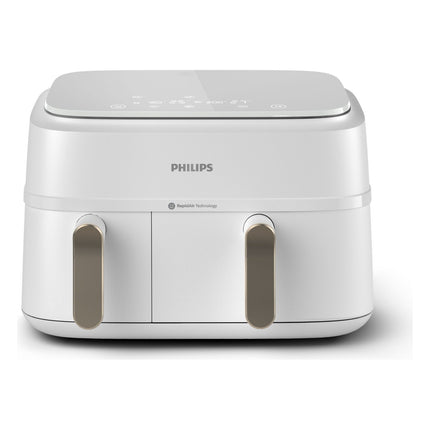 airfryer-philips-na353-10-friteuse-sans-huile-double-panier-blanc-dore-serie-3000-9l-3-6l
