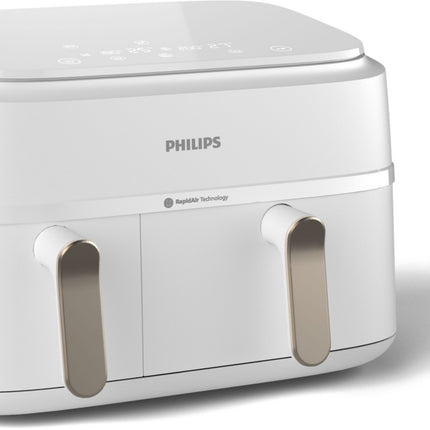 airfryer-philips-na353-10-friteuse-sans-huile-double-panier-blanc-dore-serie-3000-9l-3-6l