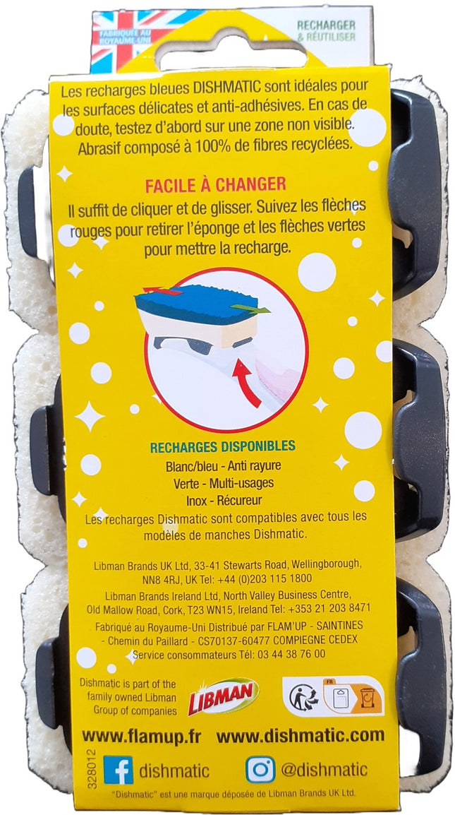 eponge-dishmatic-eponges-anti-rayures-bleu-x3