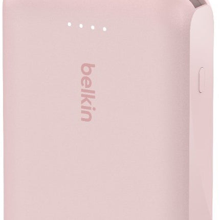 batterie-externe-belkin-10000-mah-avec-cable-usb-c-integre-pink