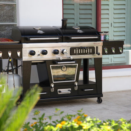 barbecue-gaz-pitboss-memphis-2-0-sur-chariot-une-zone-de-cuisson-gaz-une-charbon-et-un-fumoir-electrique-3-etages