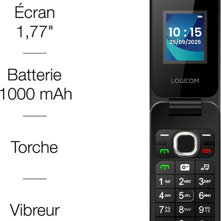 telephone-portable-logicom-fleep-460-noir