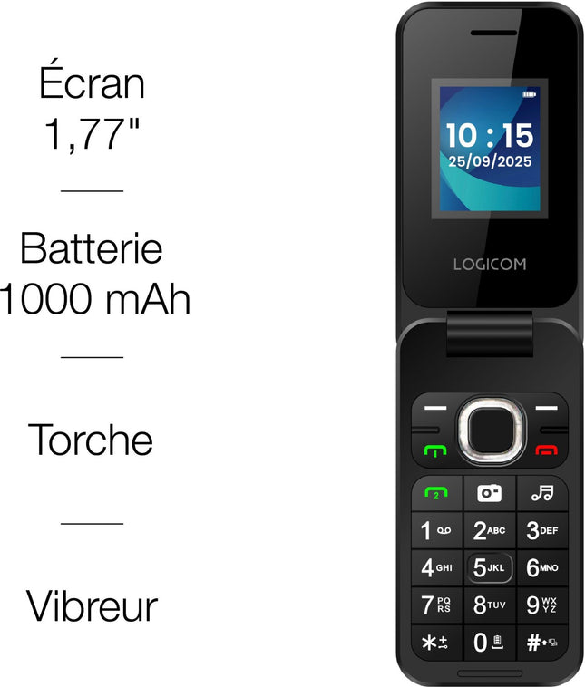 telephone-portable-logicom-fleep-460-noir