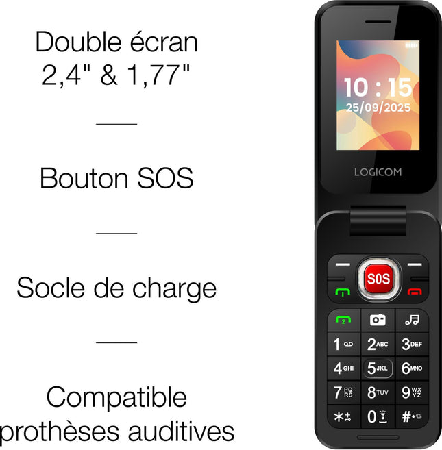 telephone-portable-logicom-fleep-s90-noir
