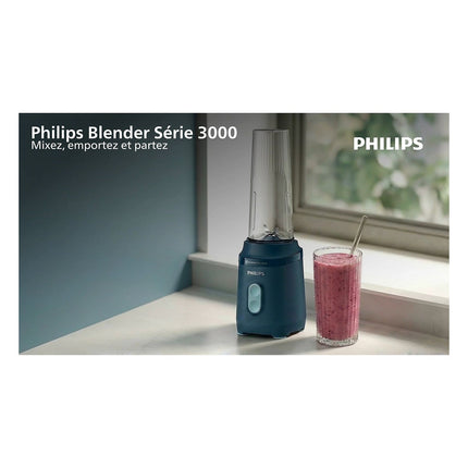 blender-philips-hr2672-02-blender-mixeur-bleu-serie-3000-x2-gourdes-blend-go-0-6l-350w