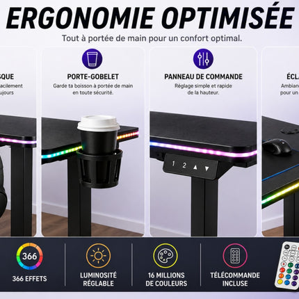 bureau-gamer-akuma-d03-motorise-carbone-rgb