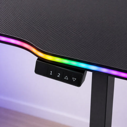 bureau-gamer-akuma-d03-motorise-carbone-rgb