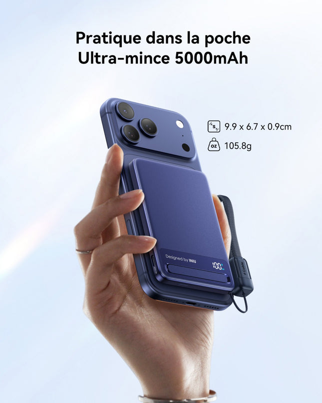 batterie-externe-iniu-5000-mah-magnet-qi2-magpro-slim-bleu