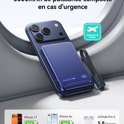 batterie-externe-iniu-5000-mah-magnet-qi2-magpro-slim-bleu