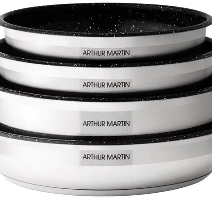 batterie-de-cuisine-arthur-martin-15-pieces-am1526cr