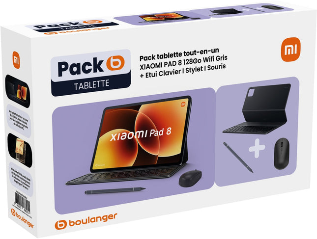 tablette-android-xiaomi-pack-pad8-tout-en-un-gris-128go