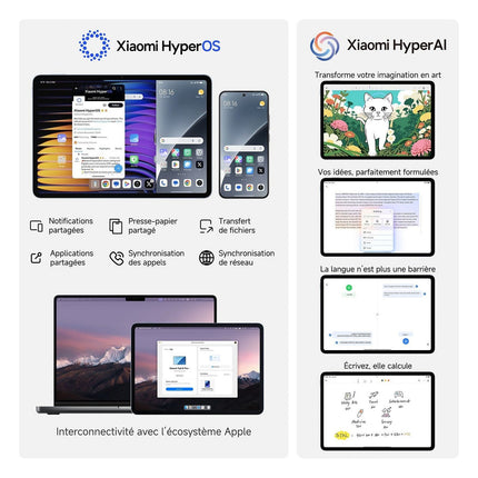 tablette-android-xiaomi-pack-pad8-tout-en-un-gris-128go