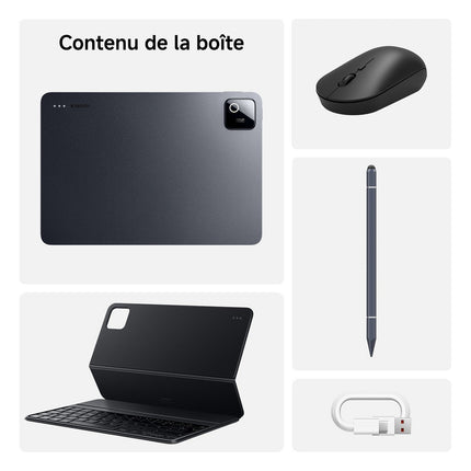 tablette-android-xiaomi-pack-pad8-tout-en-un-gris-128go