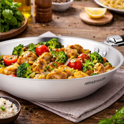 batterie-de-cuisine-arthur-martin-3-poeles-poignee-amovible