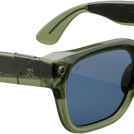 lunettes-connectees-meta-fury-vert-fonce-verres-bleu-clair