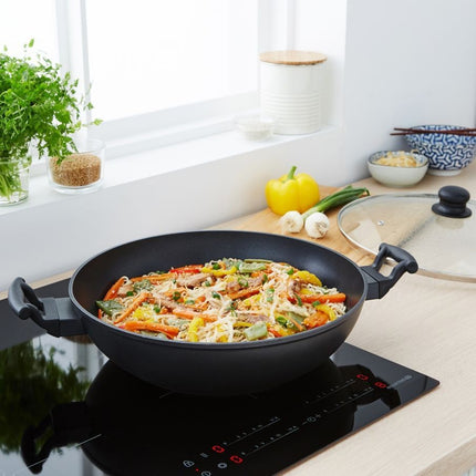 wok-essentielb-aluminium-forge-noir-diam32cm