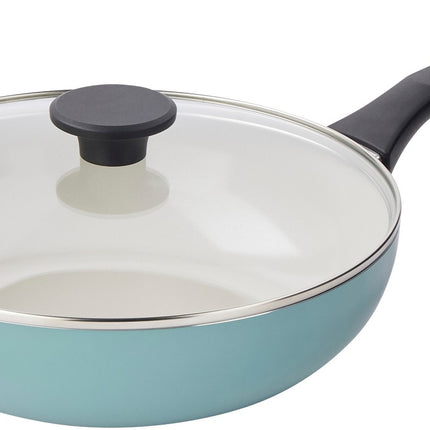 sauteuse-essentielb-28cm-avec-couvercle-vert