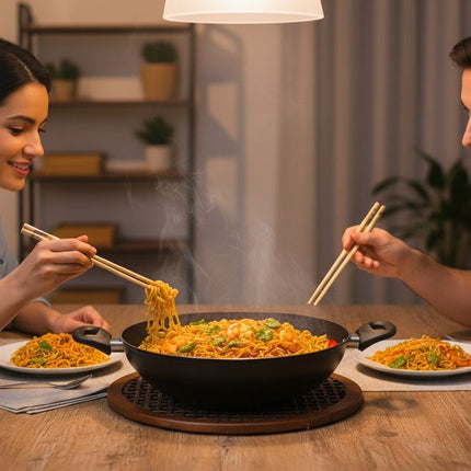 wok-essentielb-32cm-ceramique-noir