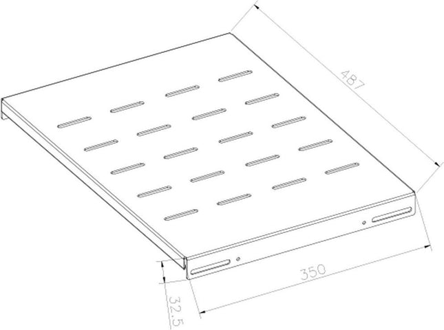 accessoire-rack-kimex-etagere-pour-rack-baie-19-350mm