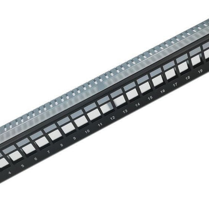 accessoire-rack-kimex-panneau-de-brassage-1u-24-ports-vide