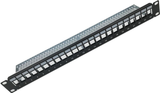 accessoire-rack-kimex-panneau-de-brassage-1u-24-ports-vide