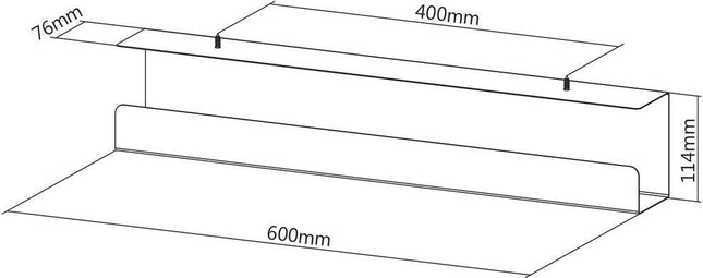 goulotte-range-cables-kimex-passe-cables-de-bureau-60-cm-gris