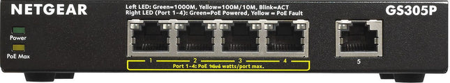 switch-ethernet-netgear-g305pv2-5-ports-gigabit-avec-4-port-poe